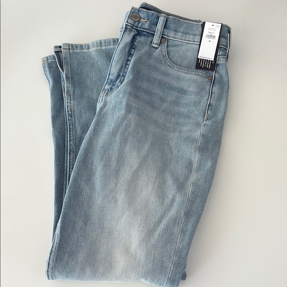 NWT 26 Banana Republic Premium Denim Jeans High Rise Slim